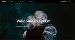 Desktop Screenshot of eyeem.com