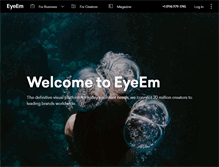Tablet Screenshot of eyeem.com